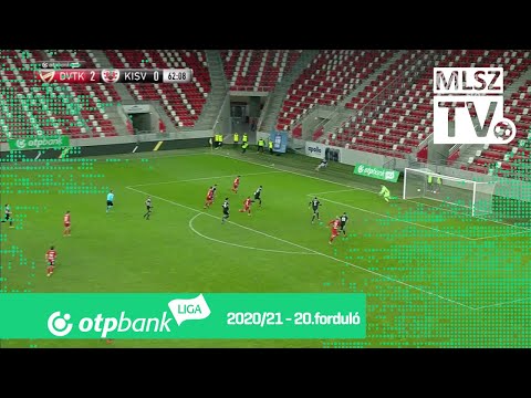 20. forduló: DVTK - Kisvárda 2-0 (2-0)