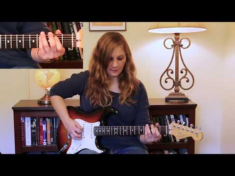 Superstition (Stevie Wonder) riff for guitar