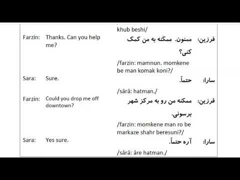 Farsi Conversation: Most Common Words and Phrases: Lesson 46: I broke my leg