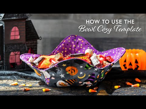 How to Use the Creative Grids Bowl Cozy Template | a Shabby Fabrics Tutorial