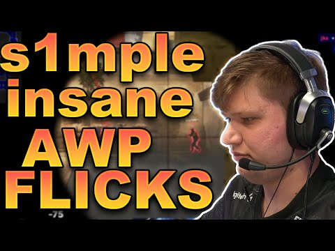 s1mple insane flicks vs G2 at Blast Premier