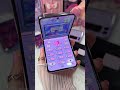 unboxing my Samsung Galaxy Z flip 5 💜 #galaxyzflip5 #galaxyzflip #zflip5 #shorts #samsung
