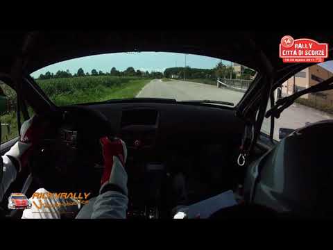 CAMERA-CAR BIZZOTTO - TOMMASINI 14° RALLY CITTA' DI SCORZE' 2017 P S 10 ZERO BRANCO