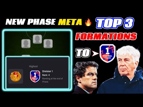 Top 3 META Formations to Rank Up Fast in eFootball 26 🔥(Updated for the New Phase | QC & LBC Guide)💥