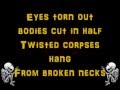 Cannibal Corpse- Innards Decay (Lyric Video)
