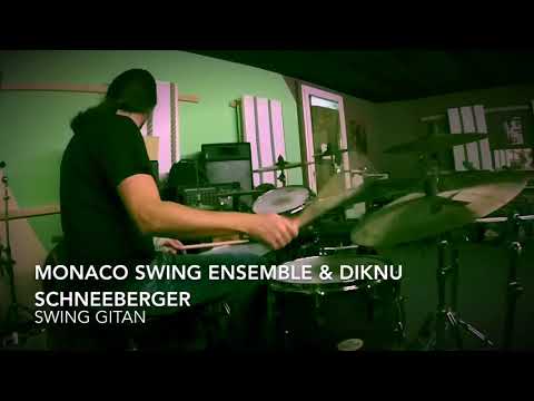 Monaco Swing Ensemble & Diknu Schneeberger/Swing Gitan/Drum Cover by flob234
