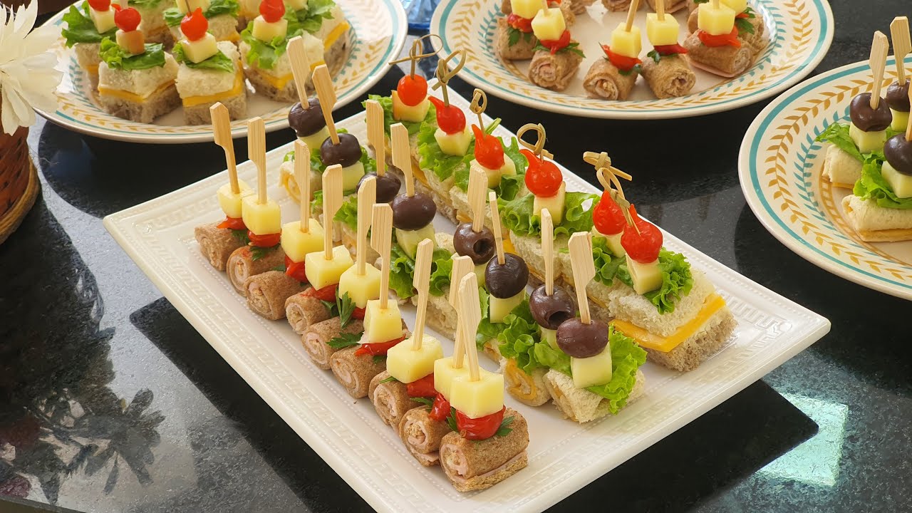 3 QUICK AND EASY SNACK IDEAS FOR PARTIES! NO OVEN AND NO STOVE!