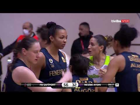 KBSL Playoff Özet | Fenerbahçe Safiport 97-62 Nesibe Aydın