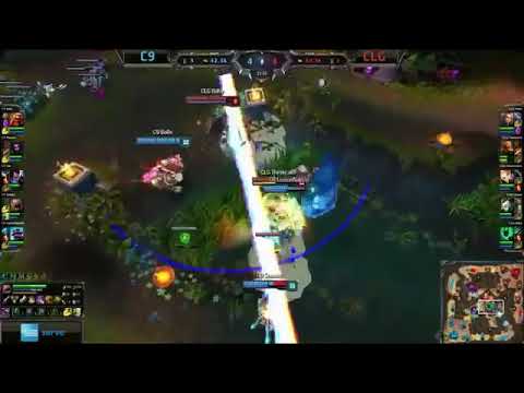 C9 Hai Yasuo VS CLG Hotshotgg Lux Highlights   2014 NA LCS Summer W11D3 HQ