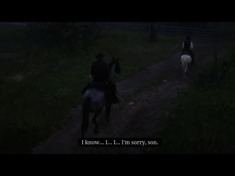 RDR 2- Proof that dutch went mad after suffering a brain injury at the trolley station.