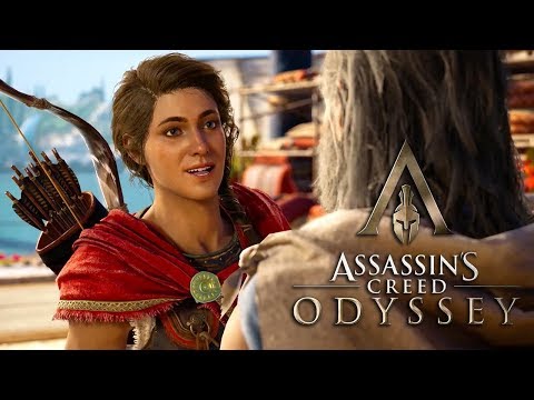 Assassin's Creed Odyssey прохождение Культисты (Рыба-меч - В поисках ответах, Критский бык) Часть 43