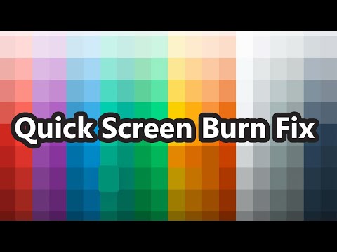 Screen Burn Fix stuck pixel any oled and amoled screen
