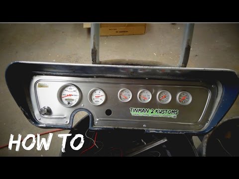 How To: Make Gauge cluster for Hotrod Rat Rod