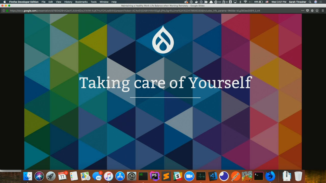 DrupalCon Nashville 2018: Maintaining a Healthy Work-Life Balance when Working Remotely