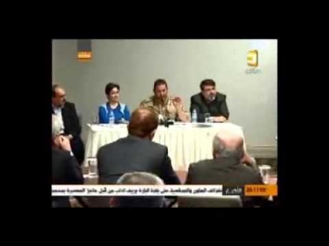 مؤتمر صحفي مع العقيد فاتح حسون قائد جبهة حمص للحديث عن العمليات العسكرية التي تخضوها جبهة حمص والأوضاع العسكرية في المنطقة