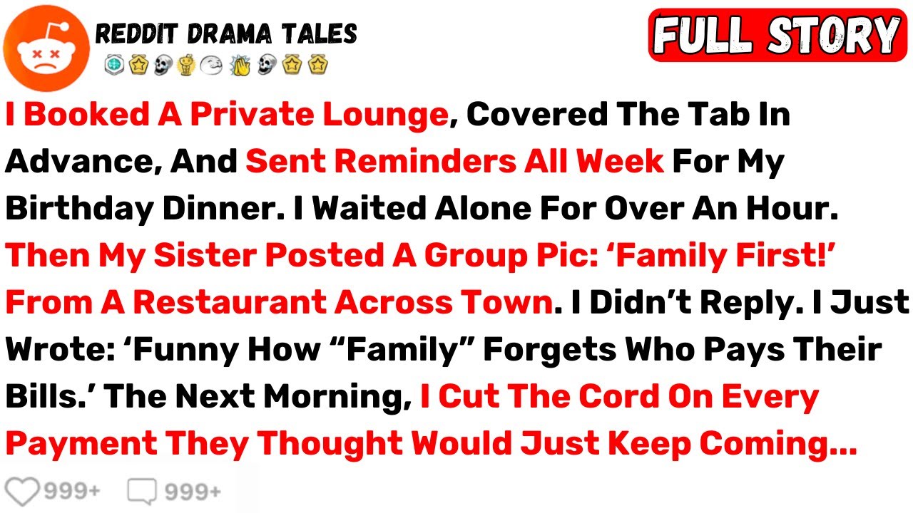 I Booked a Private Lounge, Covered the Tab in Advance, and Sent Reminders... - Best Reddit Stories