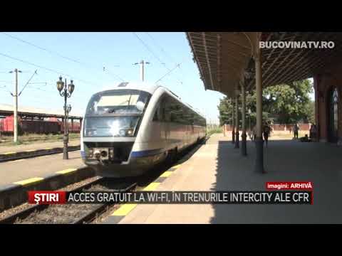 Acces gratuit la Wi Fi, in trenurile Intercity ale CFR