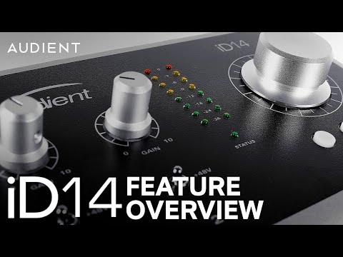 Audient iD14 Feature Overview - 10in/4out Audio Interface