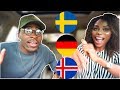 REACTION| ICELAND vs SWEDEN vs GERMANY Rap/Hip Hop/RnB