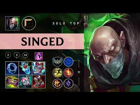 Singed Top vs Shen - EUW Challenger Patch 26.01