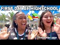 FIRST DAY OF HIGHSCHOOL GRWM VLOG FRESHMAN YEAR