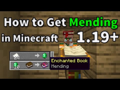 How to EASILY get Mending Villagers in Minecraft 1.19+