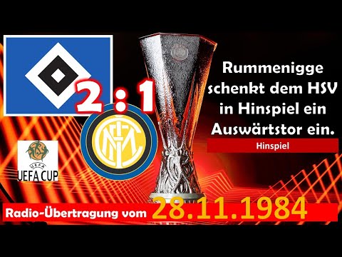 1984-11-28 Hamburger SV - Inter Mailand 2:1 (UEFA-Pokal-Achtelfinale, Hinspiel) - Radio-Übertragung