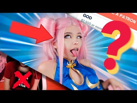Что за БЕЛЛА ДЕЛЬФИН / BELLE DELPHINE ?! (и как с этим всем связан TWITCH)