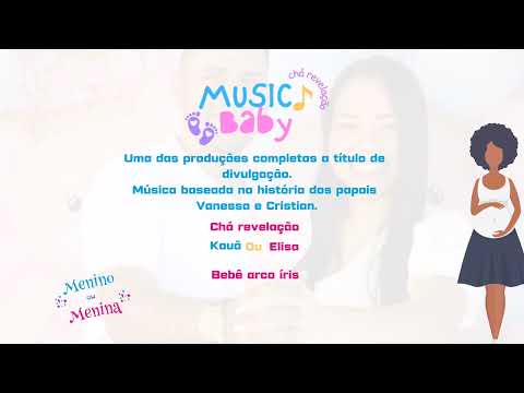Chá Revelação - Bebê Arco-íris - Dê Música de…