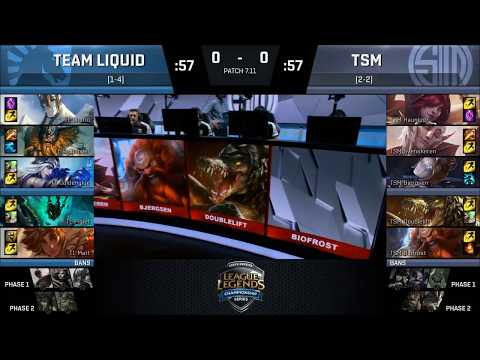 TL vs TSM Highlights Game 1 NA LCS Summer 2017 Team Liquid vs Team Solo Mid W3D2