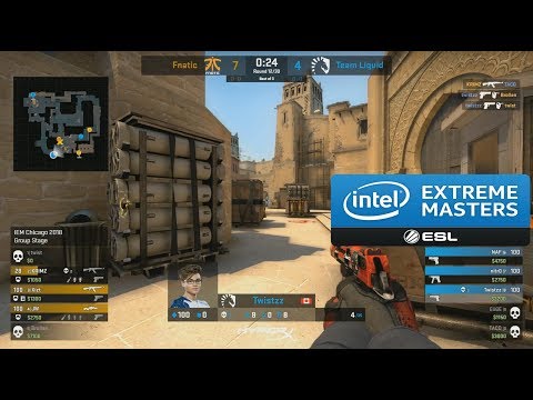 IEM Chicago 2018 - Team Liquid vs Fnatic - TWISTZZ INSANE ACE!! - Highlights - CS:GO