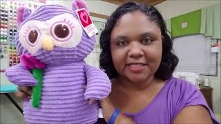 DIY How to Embroider on a stuffed animal or Teddy Bear by The Baby