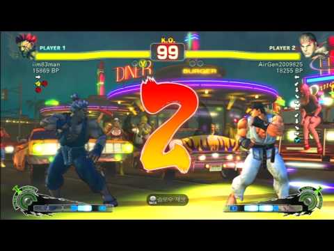 SSF4 Rank Match  AirGen2009825 (RY)  vs  iim83man (GO) (6/8)