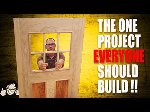 How to make a solid wood exterior door for your house
