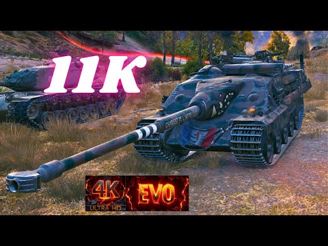 AMX 50 Foch B  💥 11K Damage 7 Kills WoT Replay – World of Tanks