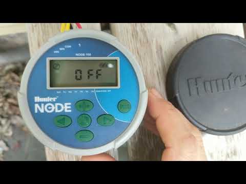 Hunter Node Timer One of Many Frustrating Features Beware! Programming Irrigation Video 1of6 in NYC