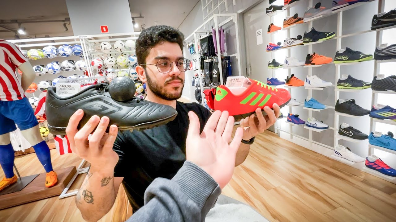 SAÍMOS PARA COMPRAR CHUTEIRAS