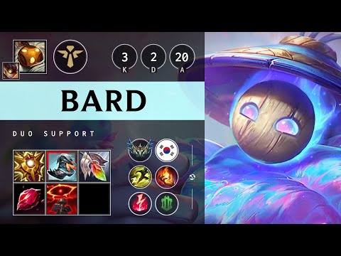 Bard Support vs Blitzcrank - KR Challenger Patch 25.17