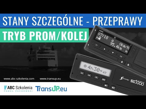 Tryb PROM / KOLEJ na tachografie [2026] - VDO i Stoneridge