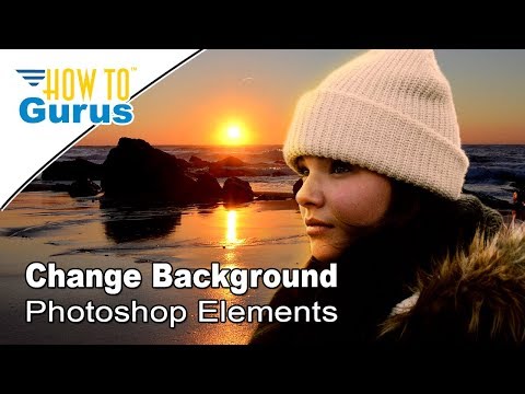 How to use a Layer Mask to Change the Background in Adobe Photoshop Elements 2018 15 14 13 Tutorial