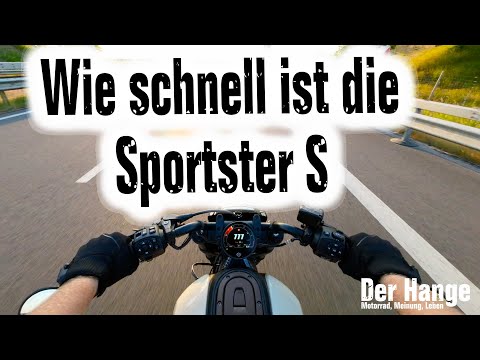 TOP SPEED der Harley-Davidson Sportster S 2023 - Höchstgeschwindigkeit | Test #harleydavidson #4k