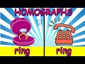 HOMOGRAPHS - Confusing Words with Same Spelling but Different Meaning | List & Examples