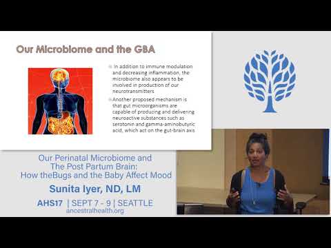 AHS17 Our Perinatal Microbiome and The Postpartum Brain - Sunita Iyer