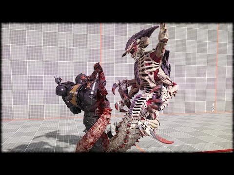 Space Marine 2 - Deathwatch VS Tyranids - NPC Wars