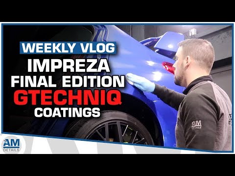 Subaru Impreza Final Edition - Gtechniq Crystal Serum Coatings.