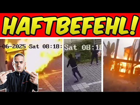 BOMBENANSCHLAG auf HAFTBEFEHL sein LADEN! EXKLUSIV AUFNAHMEN Überwachungskamera + TÄTER-VIDEO!