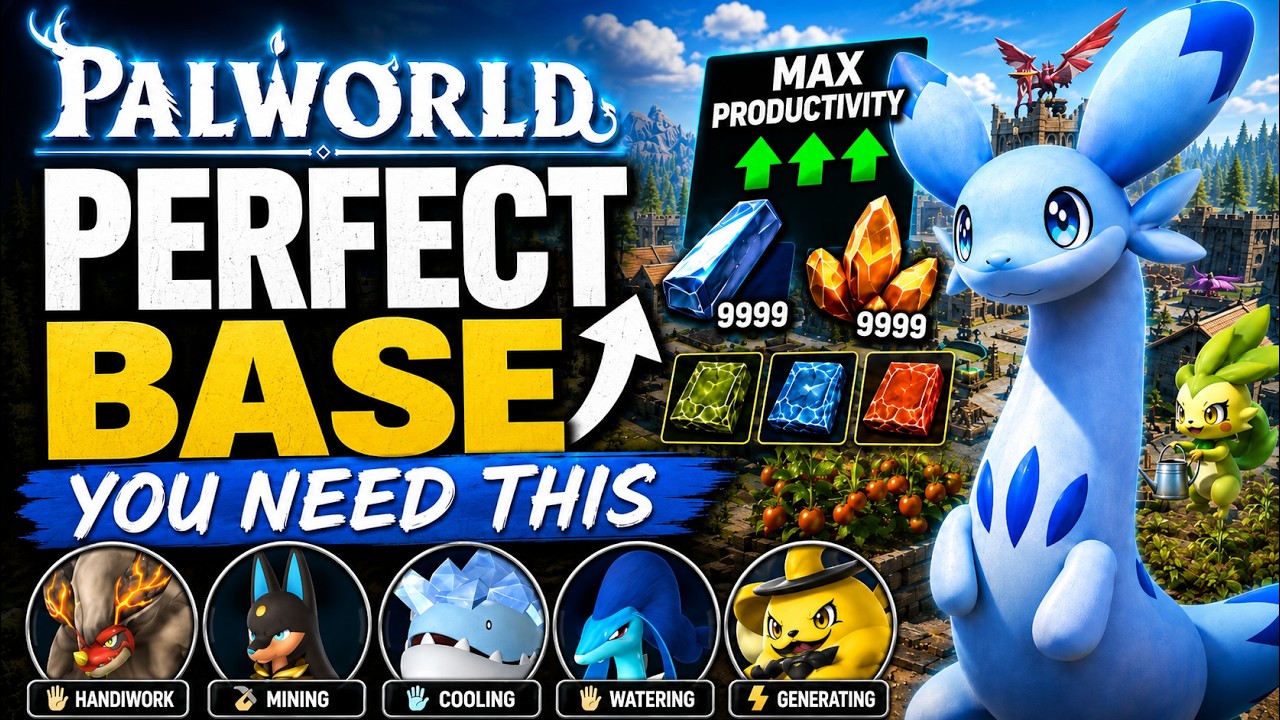 Palworld 1.0 - Infinite Resources & STRONGEST Base Pals You're Not Using