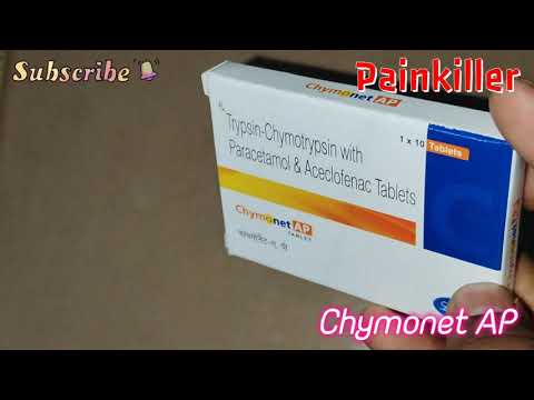 Chymonet AP Trypsin-Chymotrypsin With Paracetamol & Aceclofenac Tablets