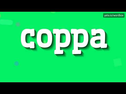 HOW TO SAY COPPA? #coppa