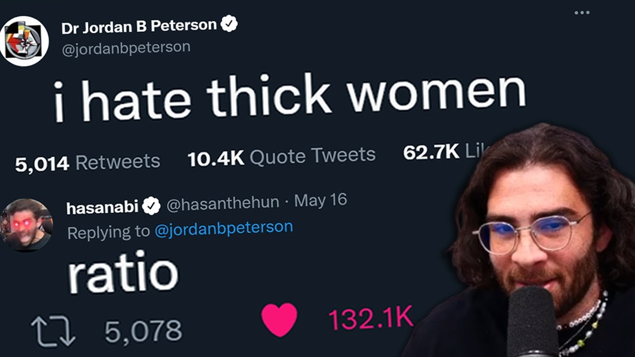 I RATIOED JORDAN PETERSON OFF OF TWITTER